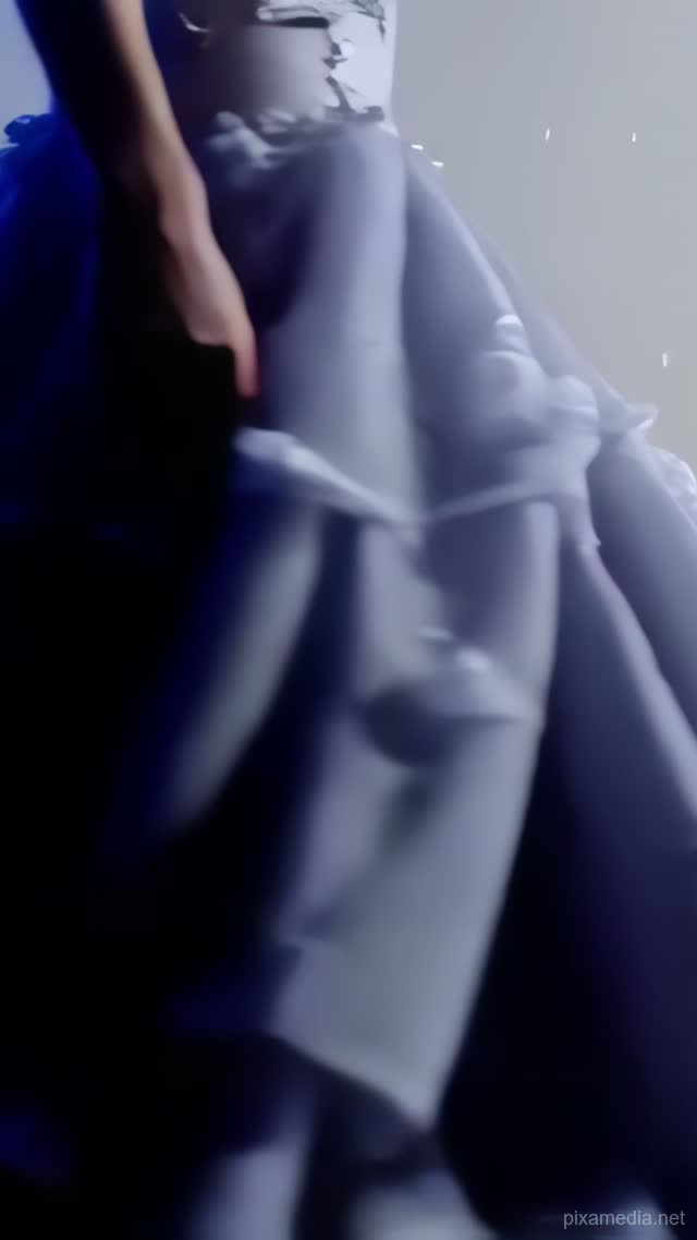 Hailstorm Couture on Glass Runway - Fashion & Beauty AI stock